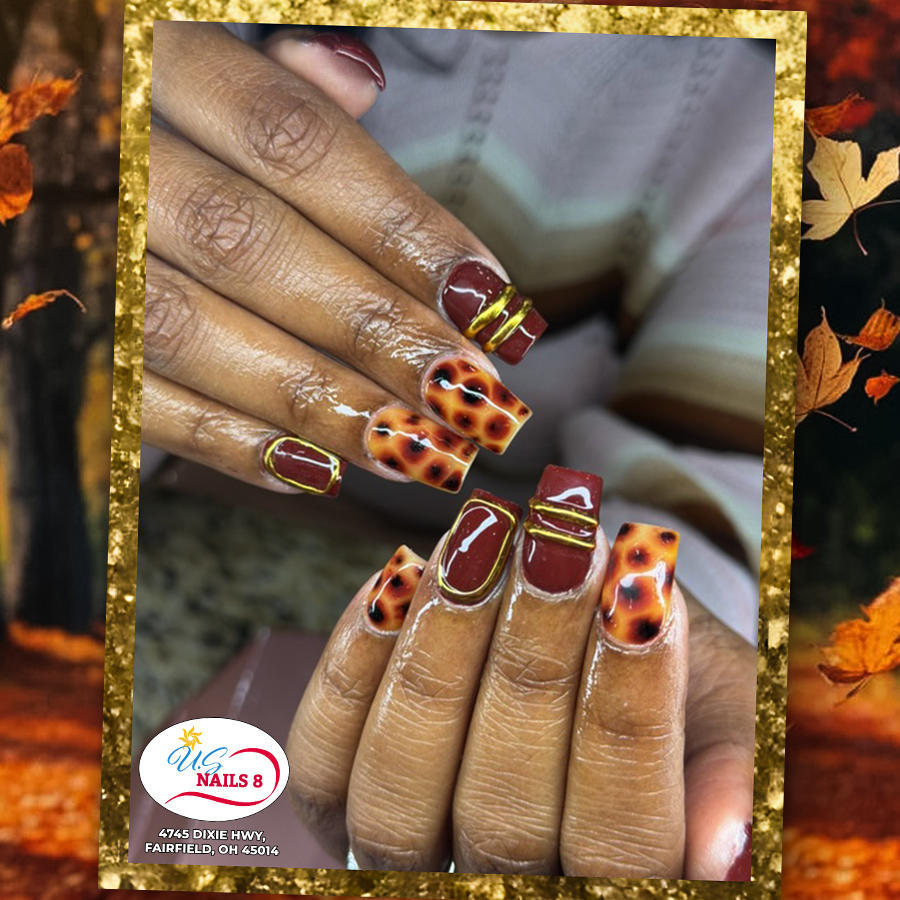 Nail design by U.S Nails 8